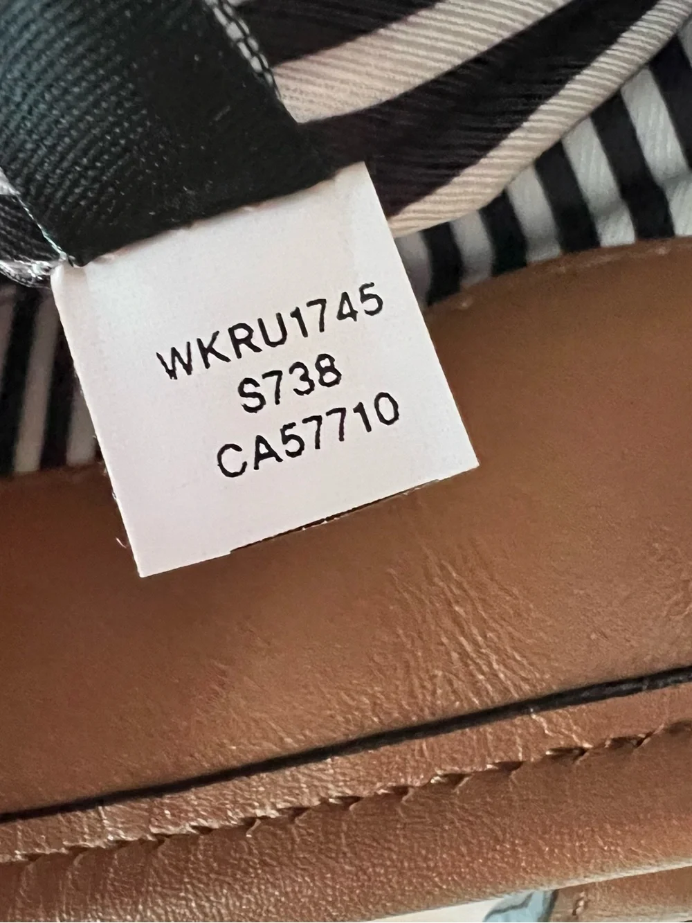 kate spade New York Jackson Vanston Leather Tote in Brown w/Gold Buckles Luxury